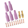 17PCS Welding Torch Nozzle Kit for 15AK Torch (MIG)