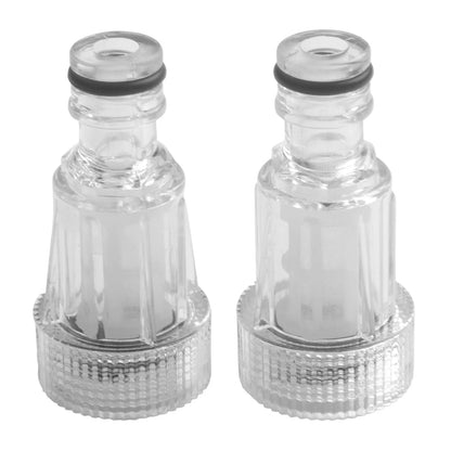 2X High Pressure Connection Plastic Water Filter for Car Clean Washer