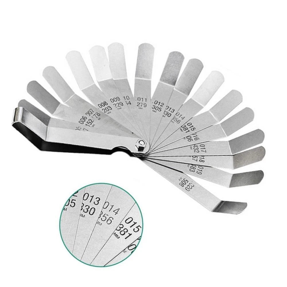 Set of 1 Feeler Gauge for Valve Adjustment (0.127-0.508mm)