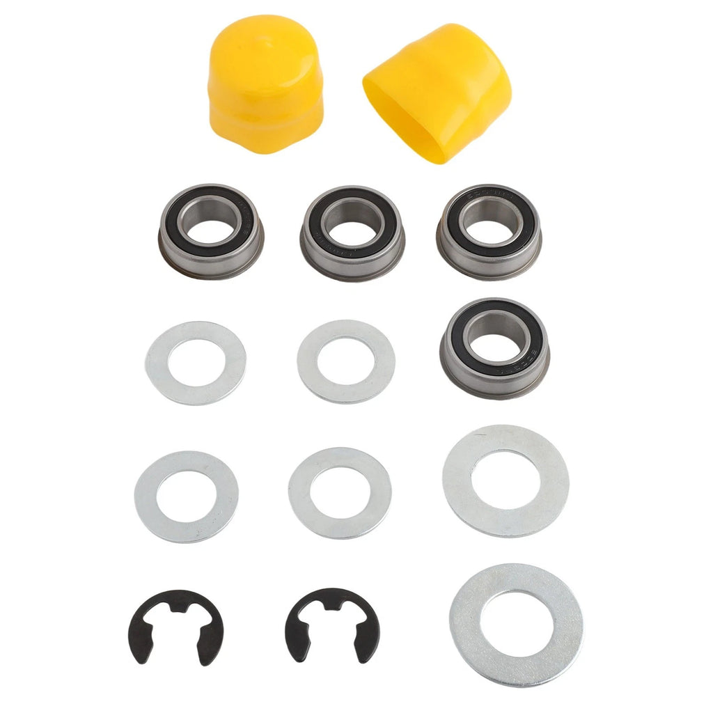 Front Wheel Bushing to Bearing Upgrade Kit for Lawn Mowers (Multiple Models)