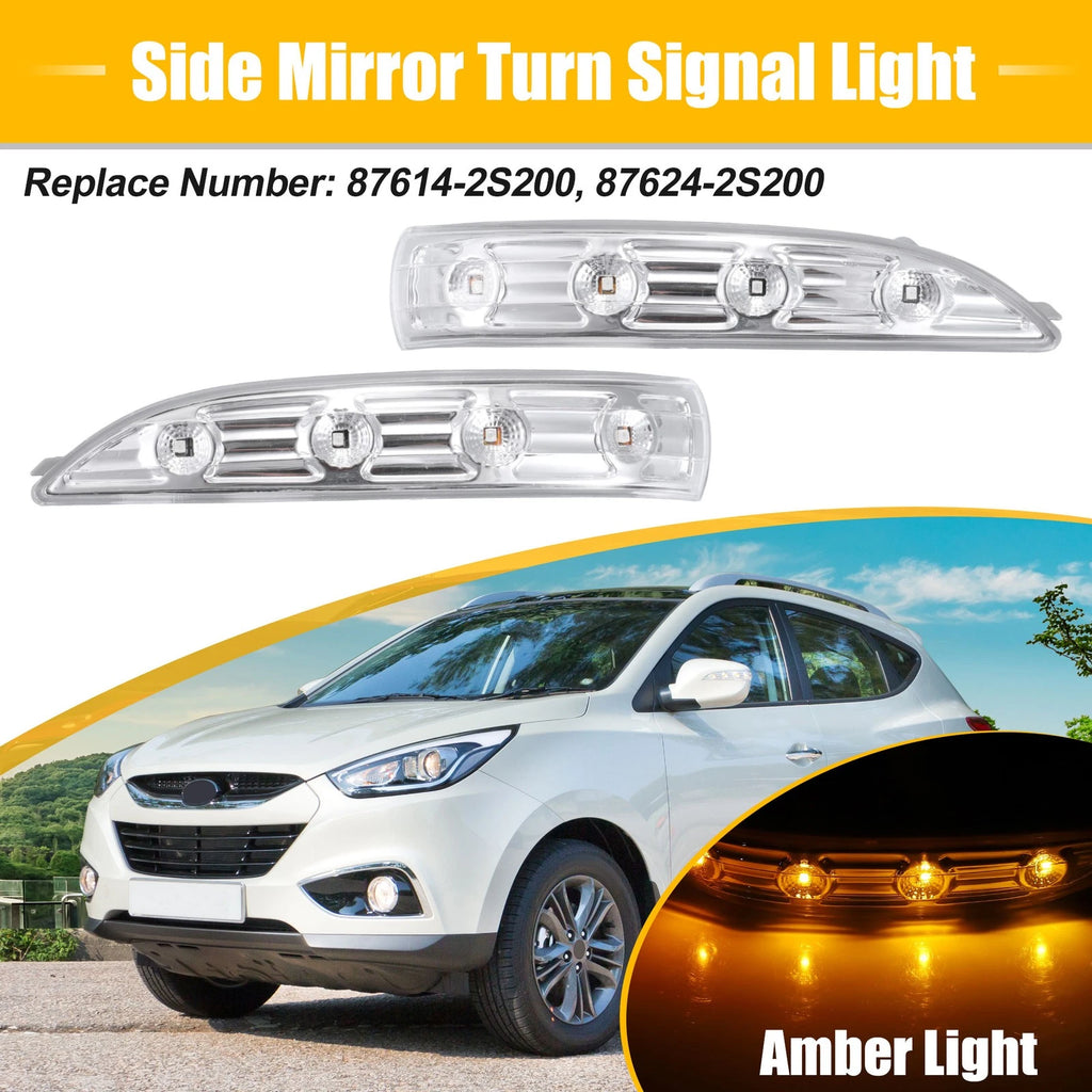 Left Right Side Mirror LED Turn Signal Indicator Lights for Hyundai ix35 (2010–2019)