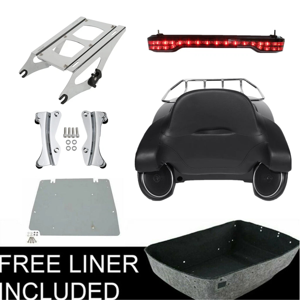 Trunk Pad Rack Speakers for Harley Electra Glide (2014–2026)