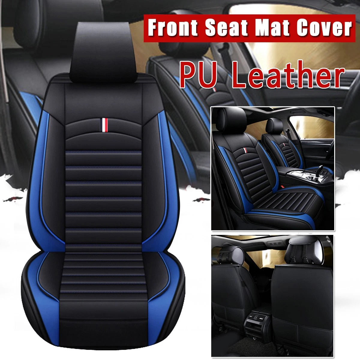 1X Leather Car Seat Cover for Toyota Tacoma (2016–2023) Front & Rear Protectors