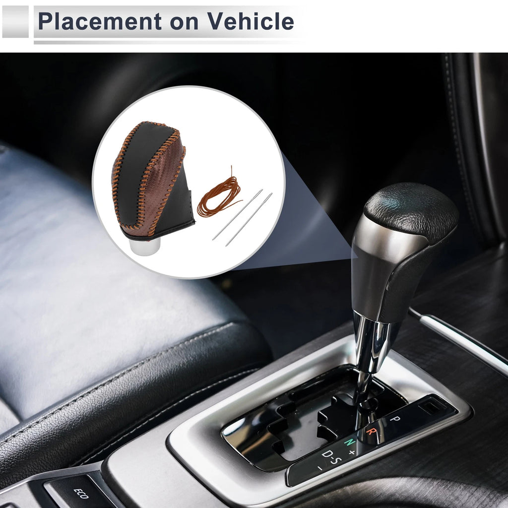 Gear Shift Knob Cover Replacement for Subaru Impreza (2017–2023) Carbon Fiber