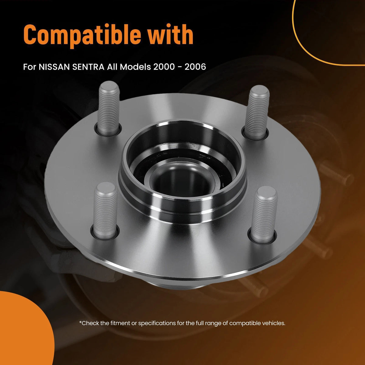 Rear Wheel Hub & Bearing for Nissan Sentra (2000–2006) 432004Z010