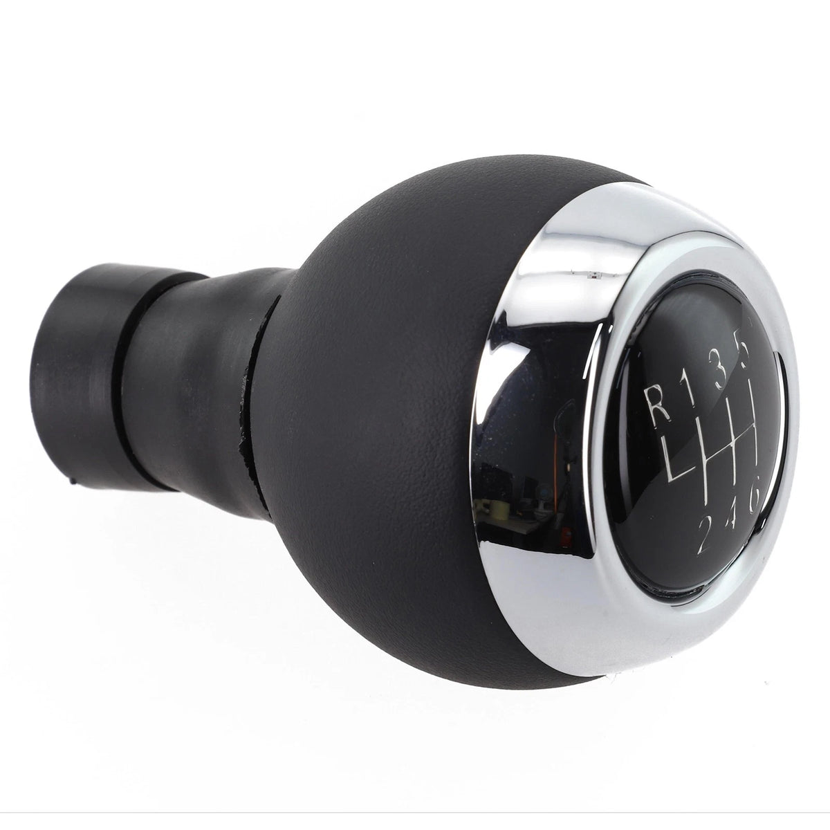 Gear Knob 6 Speeds for MINI Cooper R55 R60 (2007–2016) Black Silver