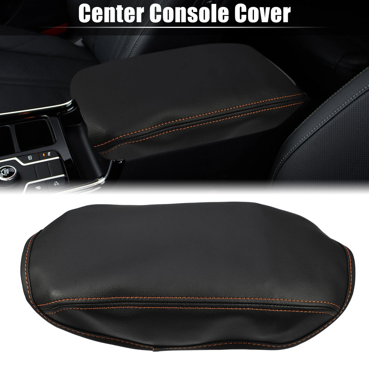 Center Console Cover Pad Replacement for Subaru Forester 2019-2023 Black