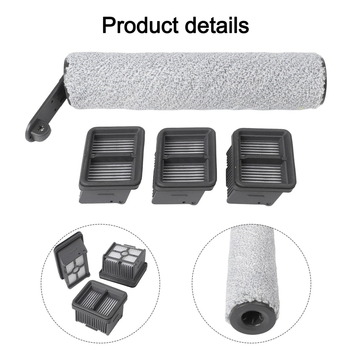 Roller Brush and Filters for Dreame H12S Vacuum