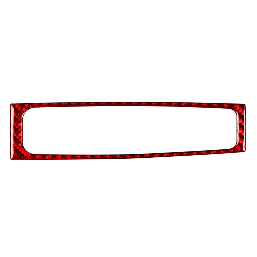 Interior Gear Shift Frame Cover Trim for Honda Accord (2013–2017) Red Carbon Fiber
