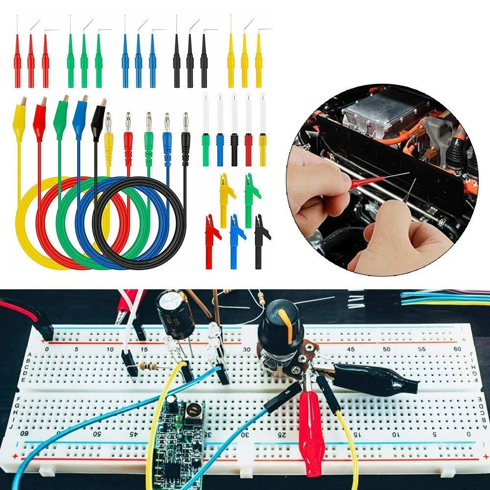 Test Leads Probe Set for Multimeter 1M / 3.28ft 10A-30A (30pcs)