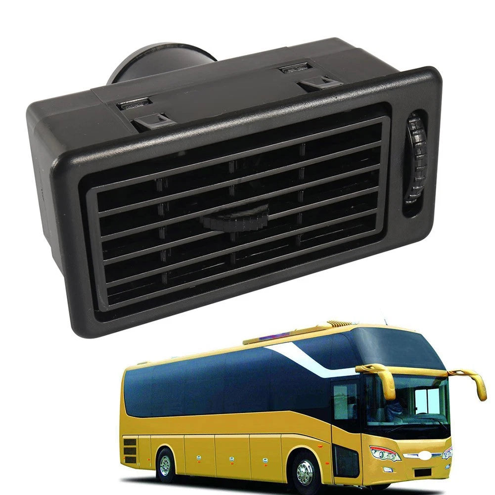 Dashboard Air Outlet Vent for Universal Car RV ATV (Black)