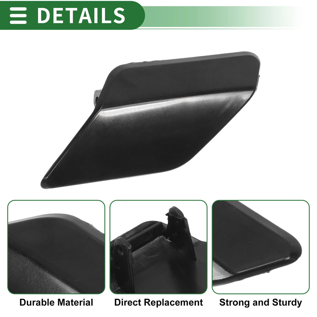 Front Left Washer Nozzle Cover Cap for VW Golf VI (2008–2012) 1 Pcs