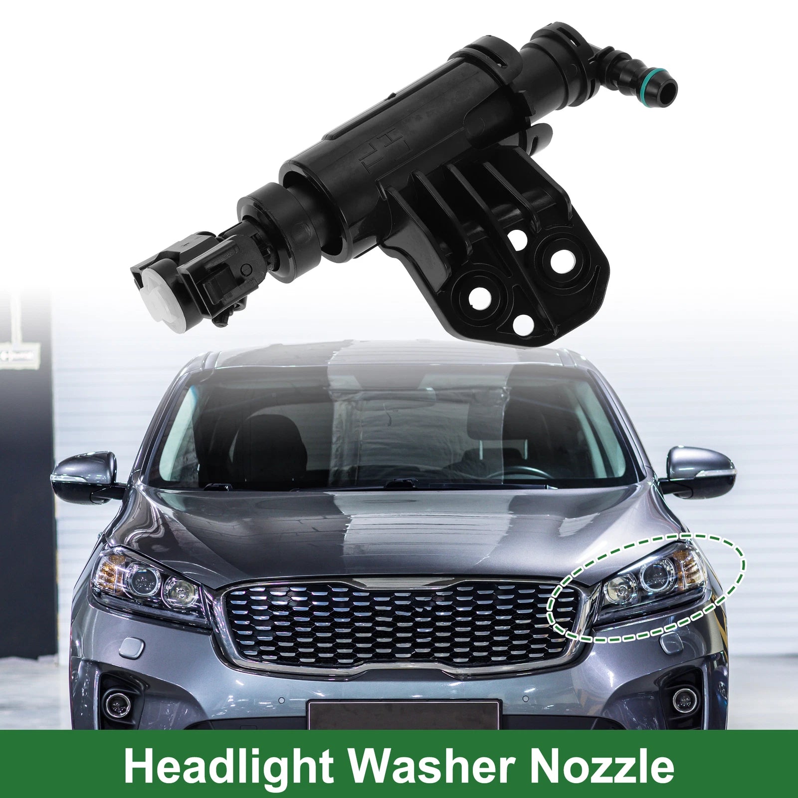 Front Driver Side Headlight Washer Nozzle for Hyundai Tucson (2016–2020)