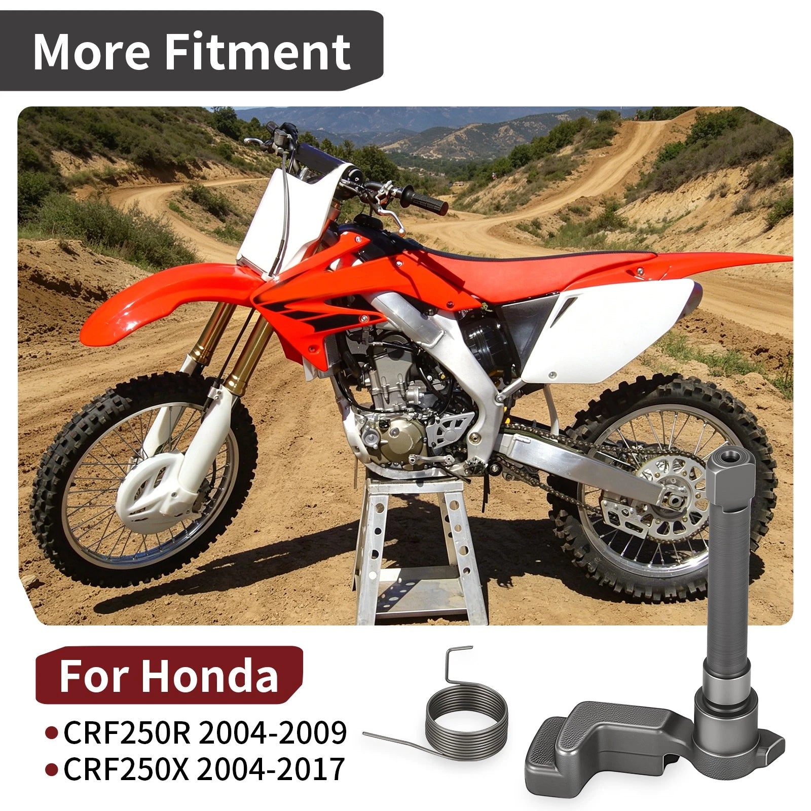 Decompression Weight w/ Spring for Honda CRF250R CRF250X (2004–2017) 14102-KRN-670