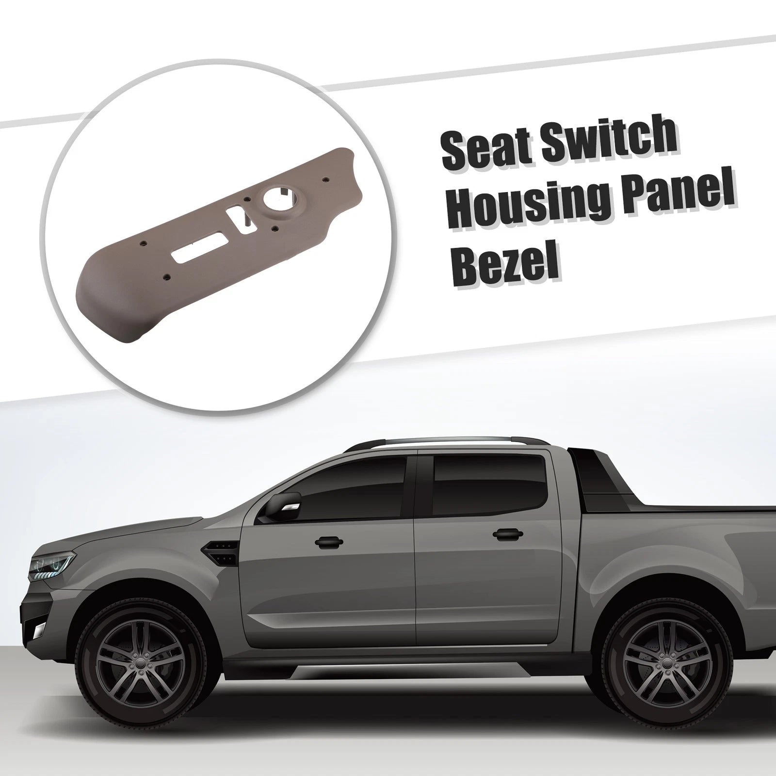 Front Left Seat Switch Housing Trim Bezel Panel for Chevrolet Suburban (2007–2014)