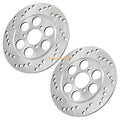 2X Front Brake Disc Rotors for Honda ATC200X ATC250R (1983–1985) 43122-965-000