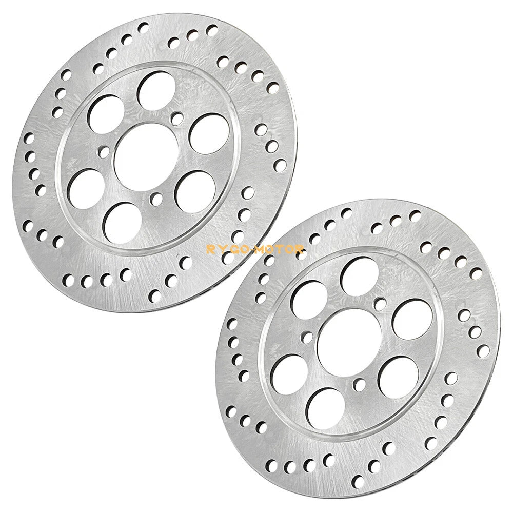 2X Front Brake Disc Rotors for Honda ATC200X ATC250R (1983–1985) 43122-965-000