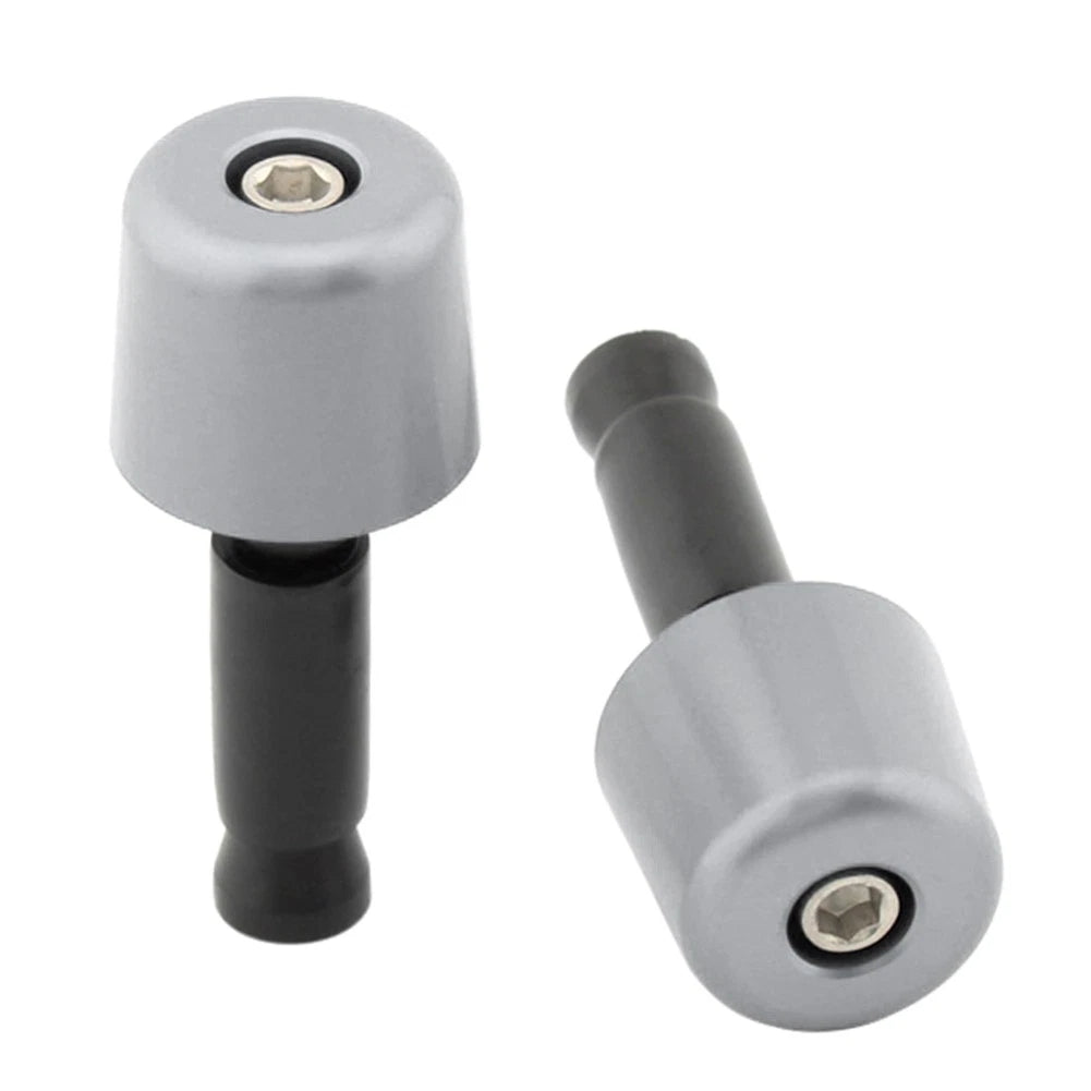 Handlebar Grips for Universal Motorcycle (1in/25.4mm) - Grey