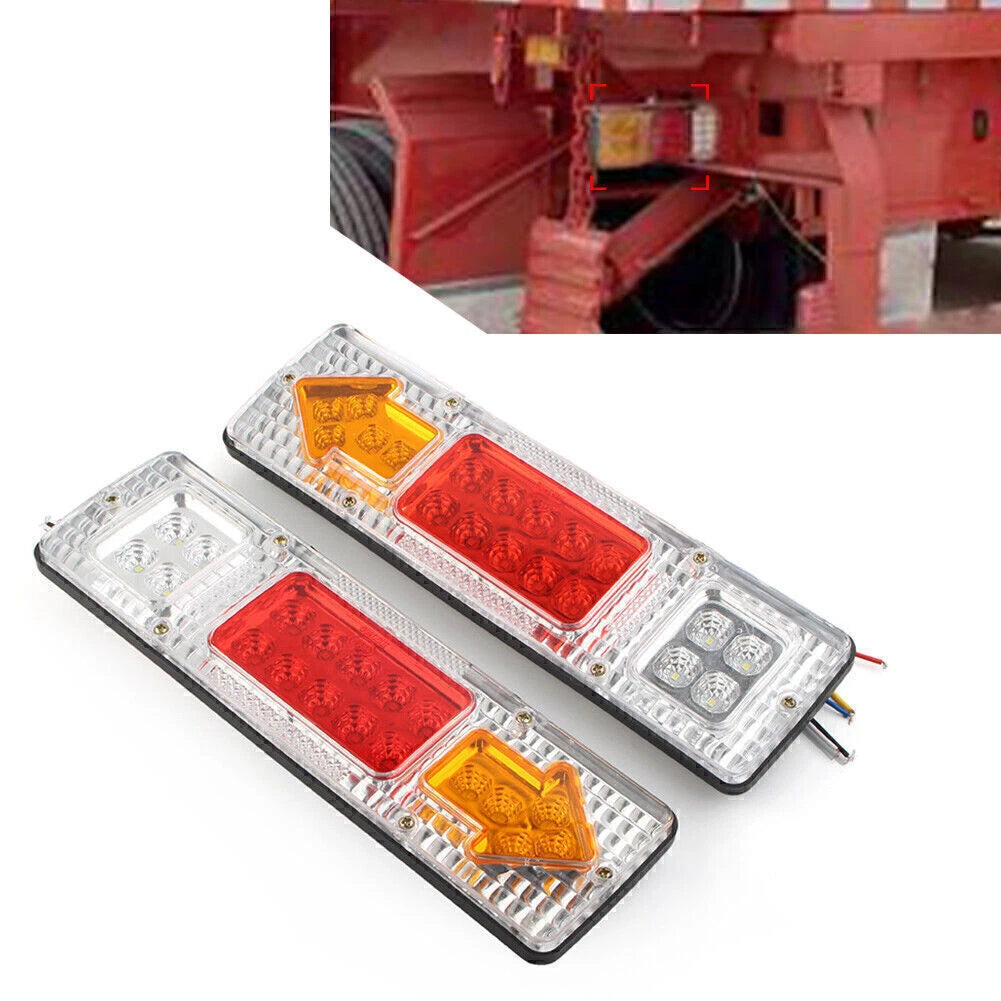 LED Rear Tail Lights for Trailer Truck Caravan (mo)