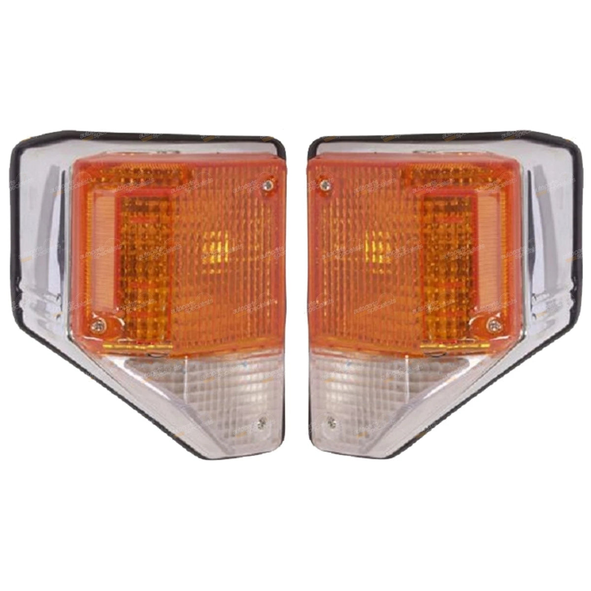 Front Corner Park Light Lamp Pair for Toyota Landcruiser Bundera RJ70 (1985–1991)