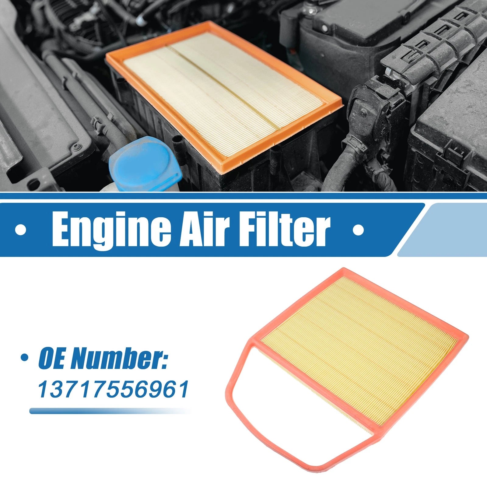 Engine Air Filter No. 13717556961 for BMW 335i (2007–2012) E90