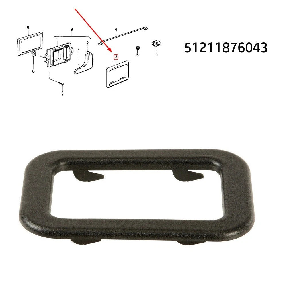 Door Handle Trim Bezel for BMW (2000–2006) 51211876043