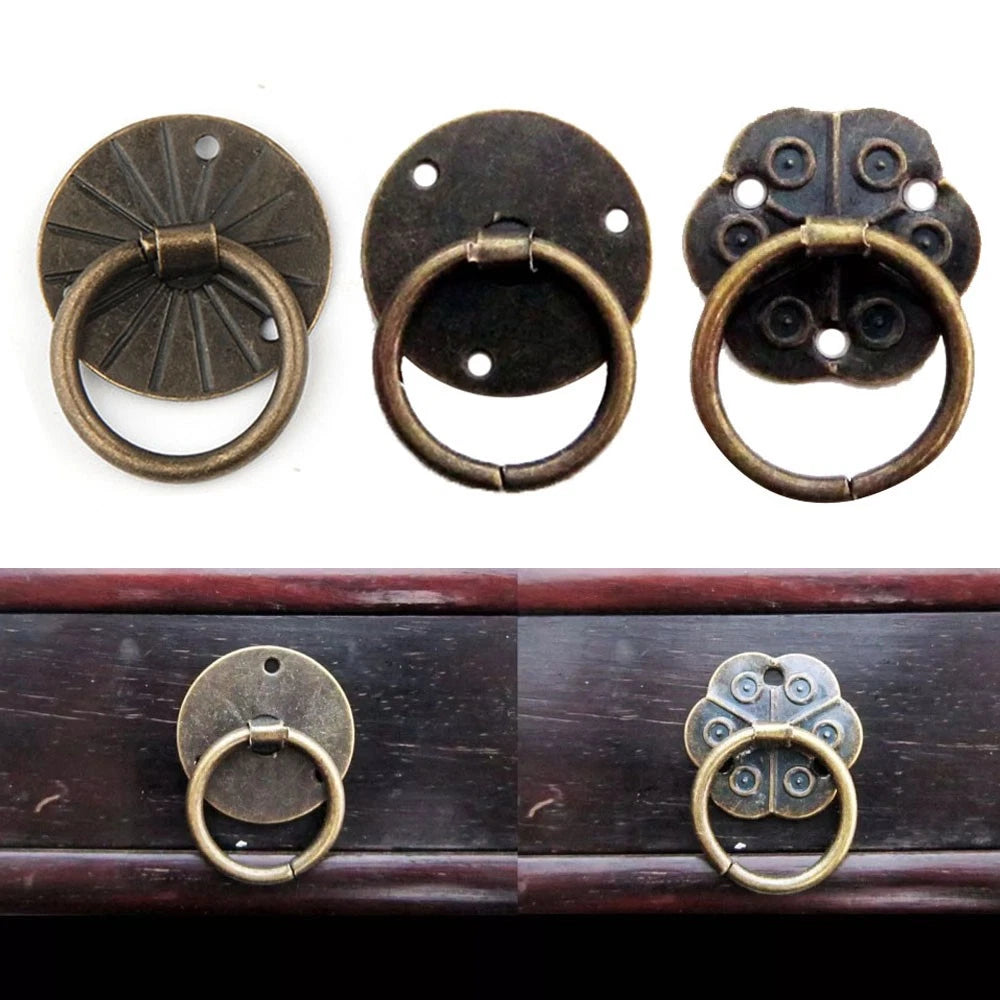 12Pc Cabinet Drawer Pull Knob Hardware for Antique Jewelry Box (20mm)