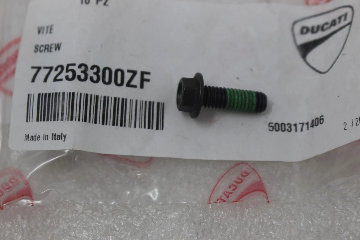 Screw for Ducati Monster, Multistrada, Panigale (2014–2025) 77253300ZF