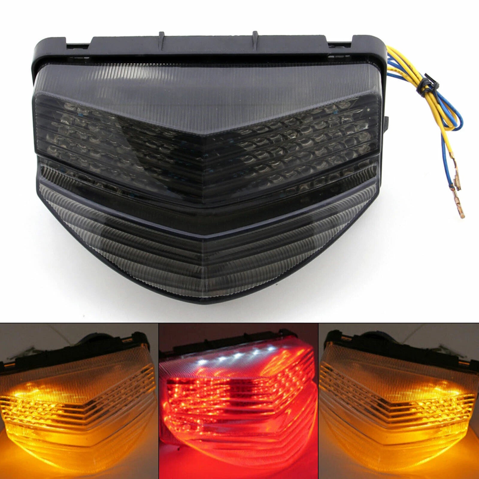 Integrated LED TailLight Turn Signals for Honda CBR 600 F4i (2001–2003) T9