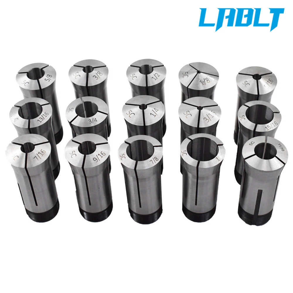 5C Hex/Square/Round Collet Set for Emergency Use and Collet Stop