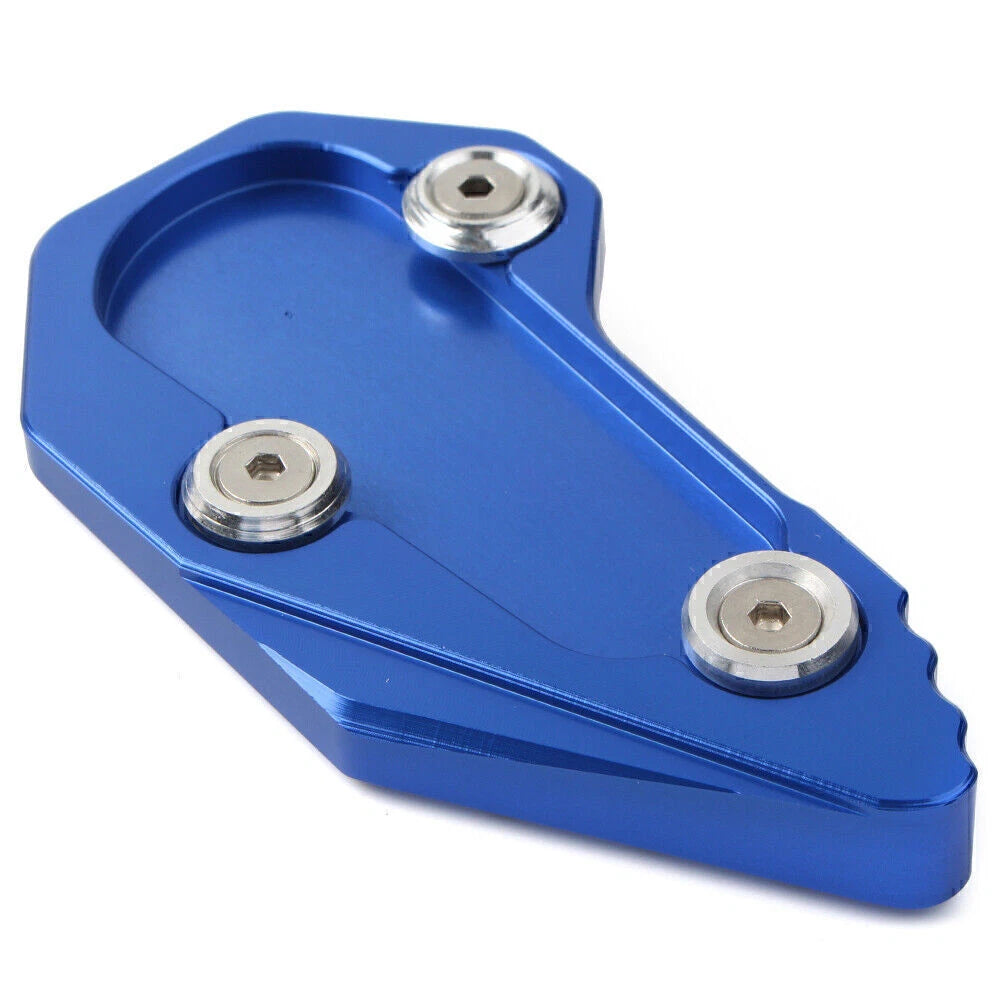 1pc Kickstand Side Stand Enlarger Plate For BMW R1200RS 1200R 2015 2016 Blue