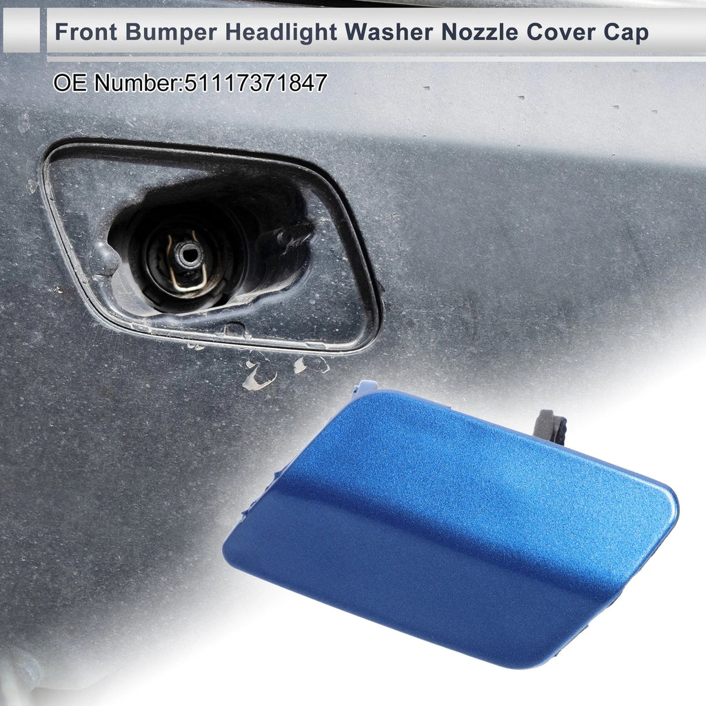 Front Left Side Bumper Headlight Washer Nozzle Cover Cap for BMW 3 Series (2006–2012)