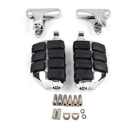 1 Pair Rear Passenger Footpeg Mount Bracket for Harley Electra Glide (1993–Present)