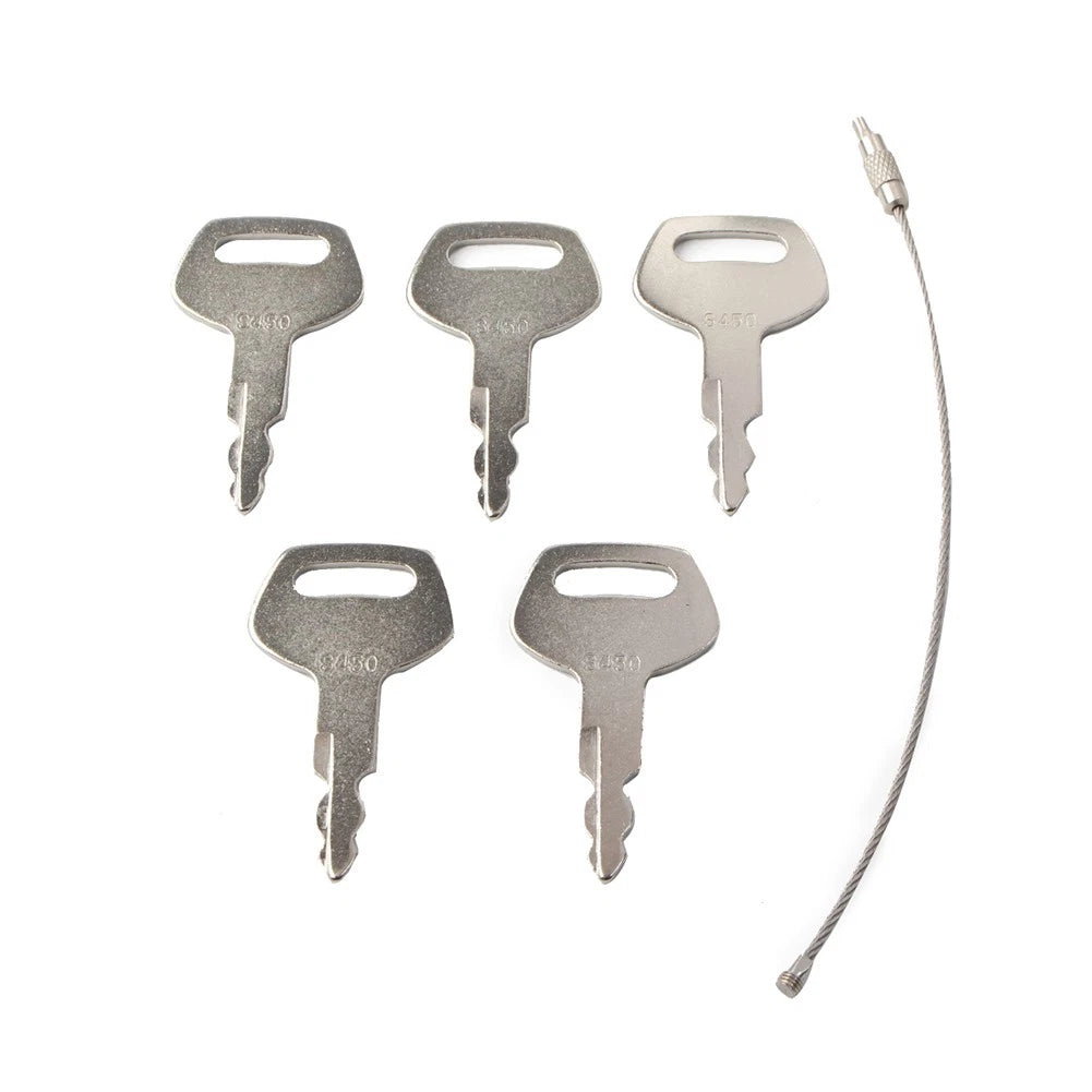 5X Ignition Key #S450 for JCB Excavator (KHR20070)