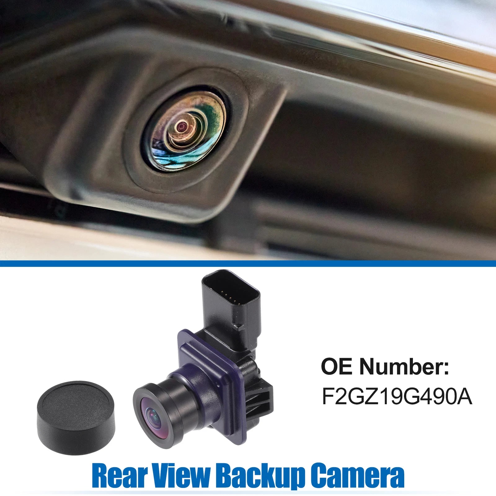 Rear View Backup Reverse Camera No.F2GZ19G490A for Ford Edge (2015–2018)