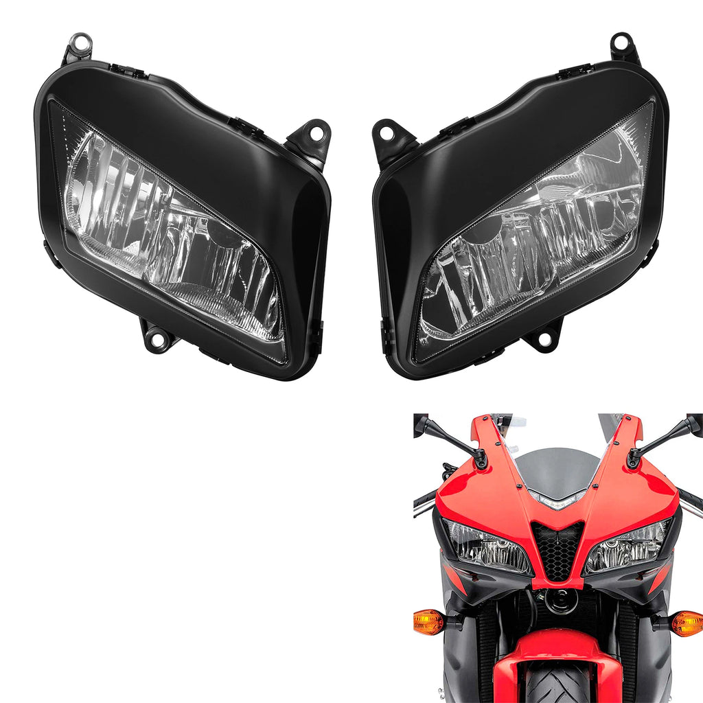 Front Headlight with Fairing Bracket for Honda CBR600RR (2007–2012)