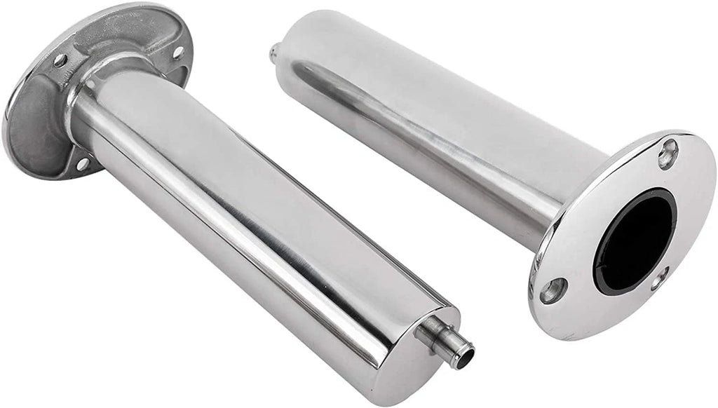 4 Pack Fishing Rod Holders for Boat (90 Degree, Stainless Steel 316)