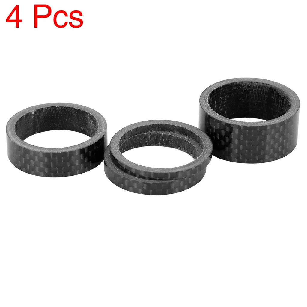 Headset Spacer Kit 1-1/8 Inch Stem for Bikes 3 5 10 15mm (Qty 4)