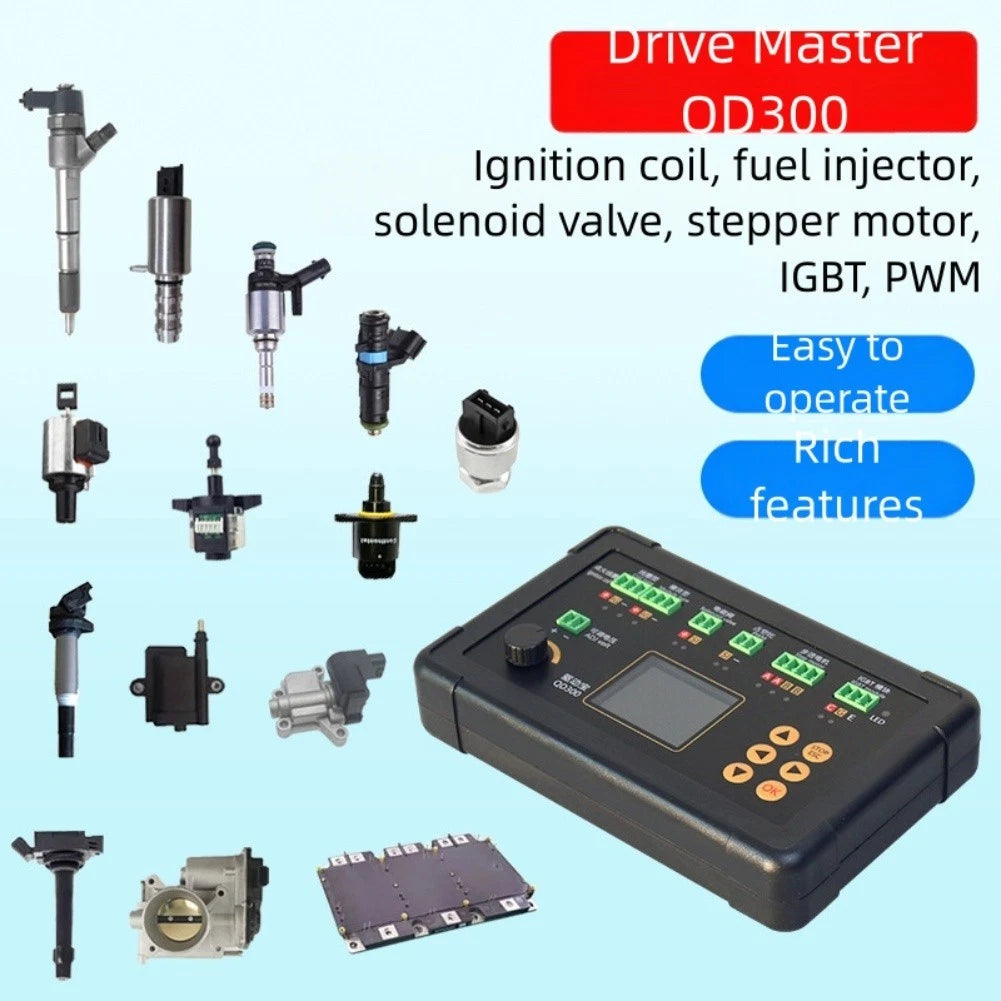 QD300 Ignition Coil and Fuel Injector Tester with IGBT 3A