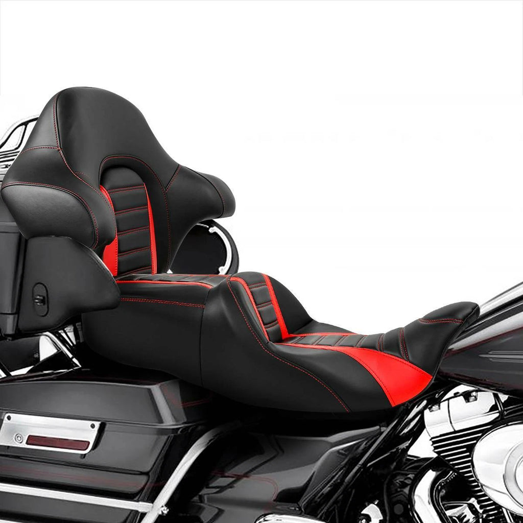 Driver Passenger Seat & Backrest for Harley Road Glide FLTRX (2014–2023)
