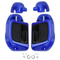 Blue Lower Vented Fairings for Harley Touring Road Glide (2014–2024)
