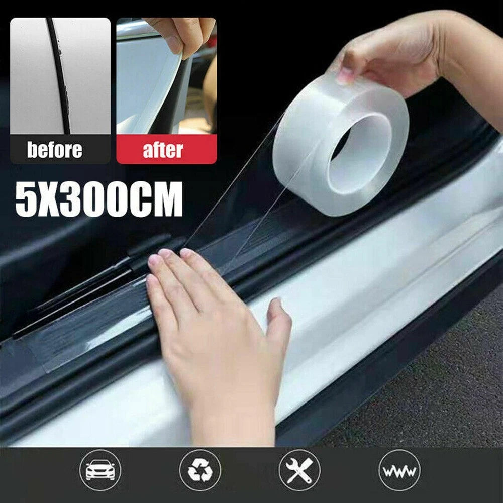 Anti-Collision Tape Protector Sill Scuff Cover Guards for