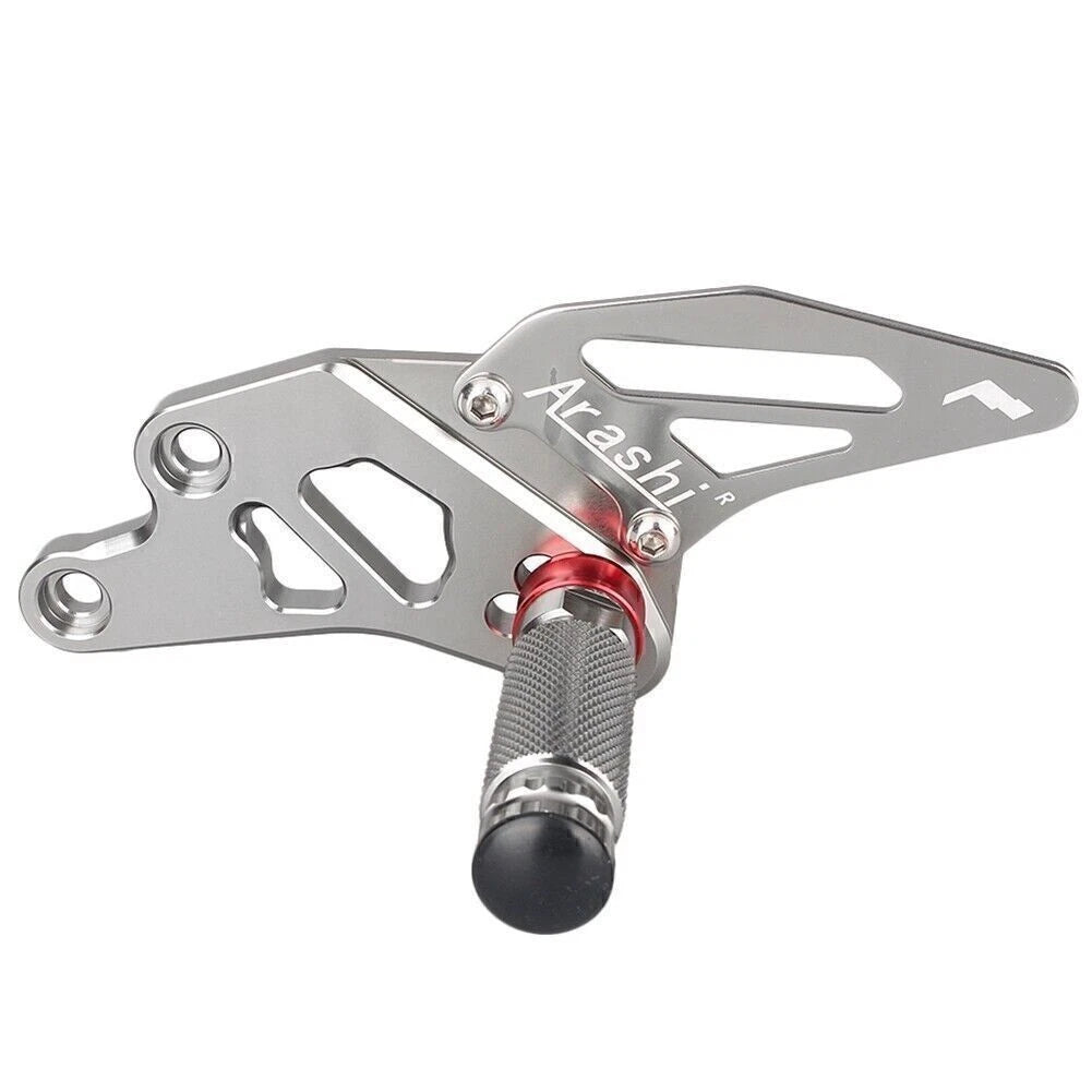 Adjustable Rearset Footpegs for Suzuki GSXR1000 (2009–2016) Grey