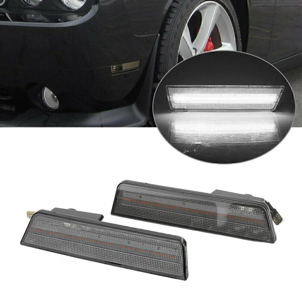 LED Front Side Marker Lights for Dodge Challenger (2008–2014) & Charger (2011–2014)