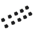 10pcs Dot LED Rocker Toggle Switch for Car Boat (12V)