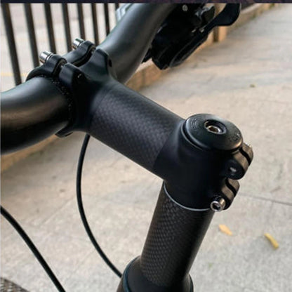 Mountain Bike Carbon Fiber Stem 31 8 by 90mm with Five Degree Angle Front Cover