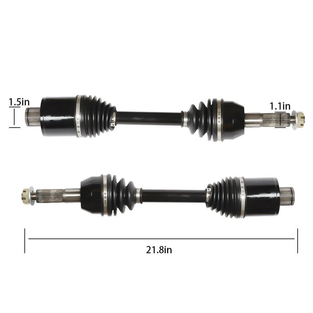 Set of 2 CV Joint Axles for Polaris (1380197, 1380240)