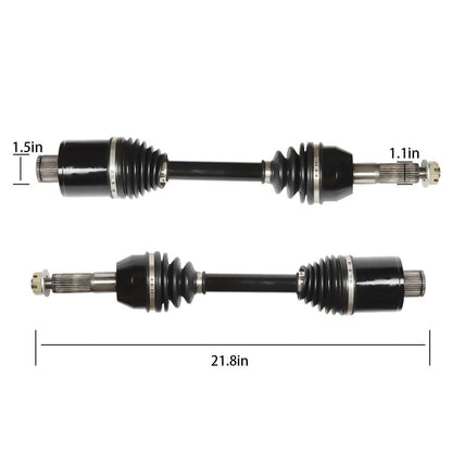 Set of 2 CV Joint Axles for Polaris (1380197, 1380240)
