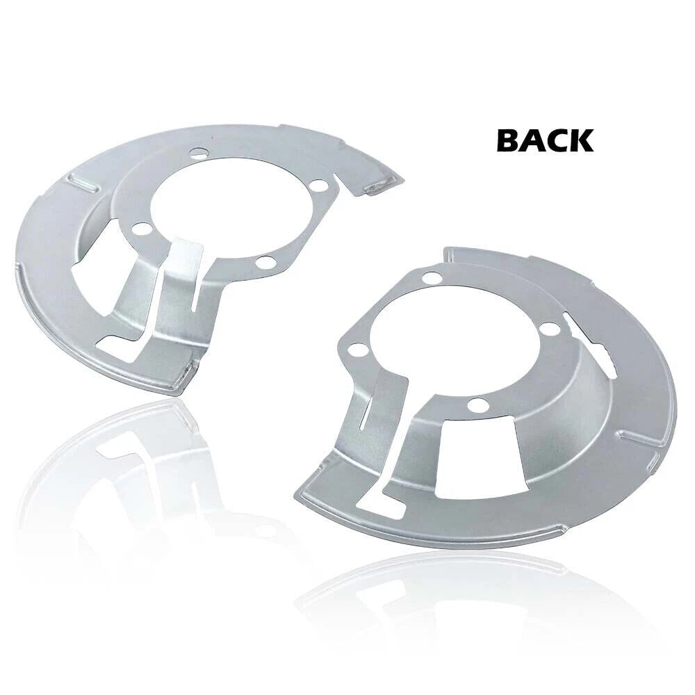 Set of 2 Front Left & Right Brake Dust Shields for Dodge Ram 2500 3500 (2000–2002)