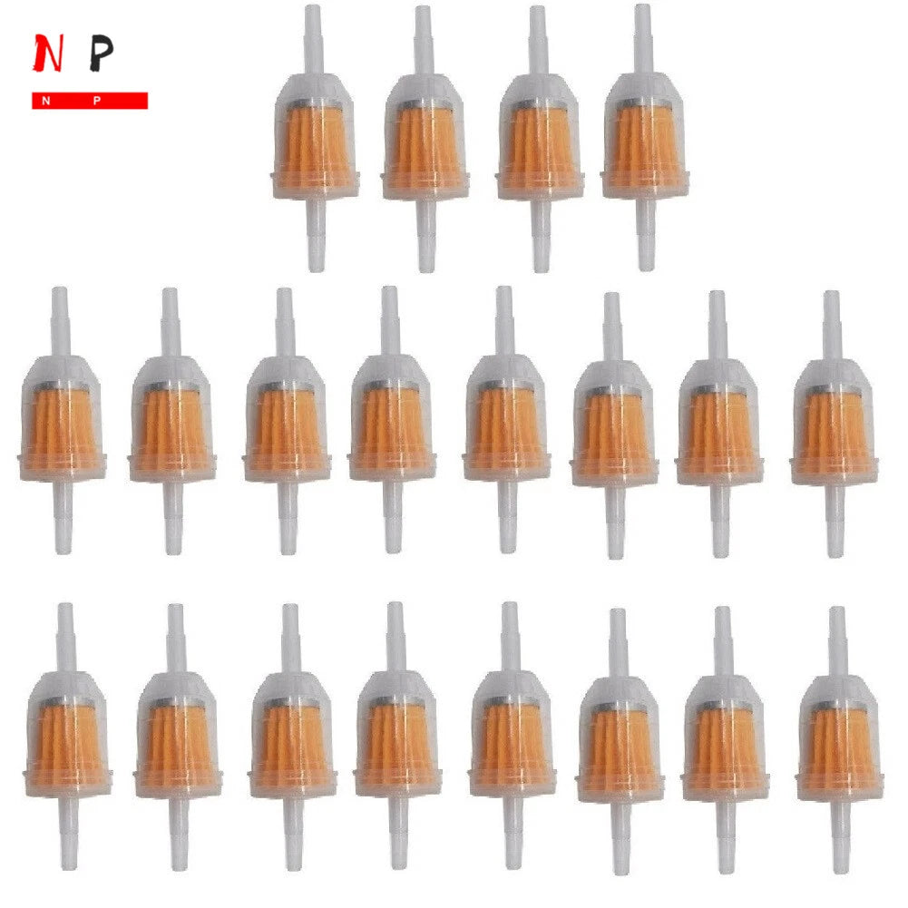 20Pcs Inline Fuel Filter for Small Engine (1/4" 5/16" Line)
